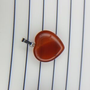 Carnelian Heart Pendant #2